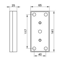 Keuco Care Abdeckplatte für 35003, Verchromt, 35103010000... KEUCO-35103010000 4017214943449 (Abb. 1)