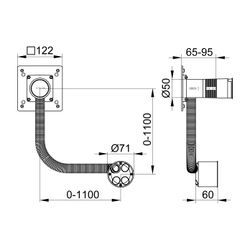 KEUCO Rohbau-Set für 59517 Arm.-Zub. 59917 1200mm... KEUCO-59917000070 4017214910694 (Abb. 1)