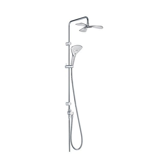 KLUDI FIZZ Dual Shower System mit FIZZ 3Kammer Kopfbrause chrom
