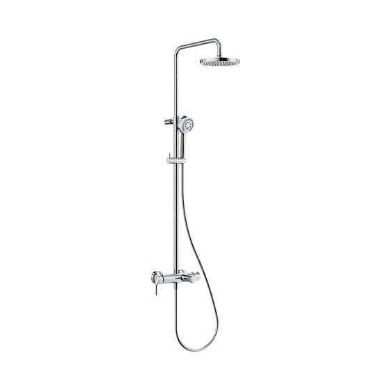 KLUDI LOGO Einhandmischer Dual Shower System mit Wanneneinlauf chrom