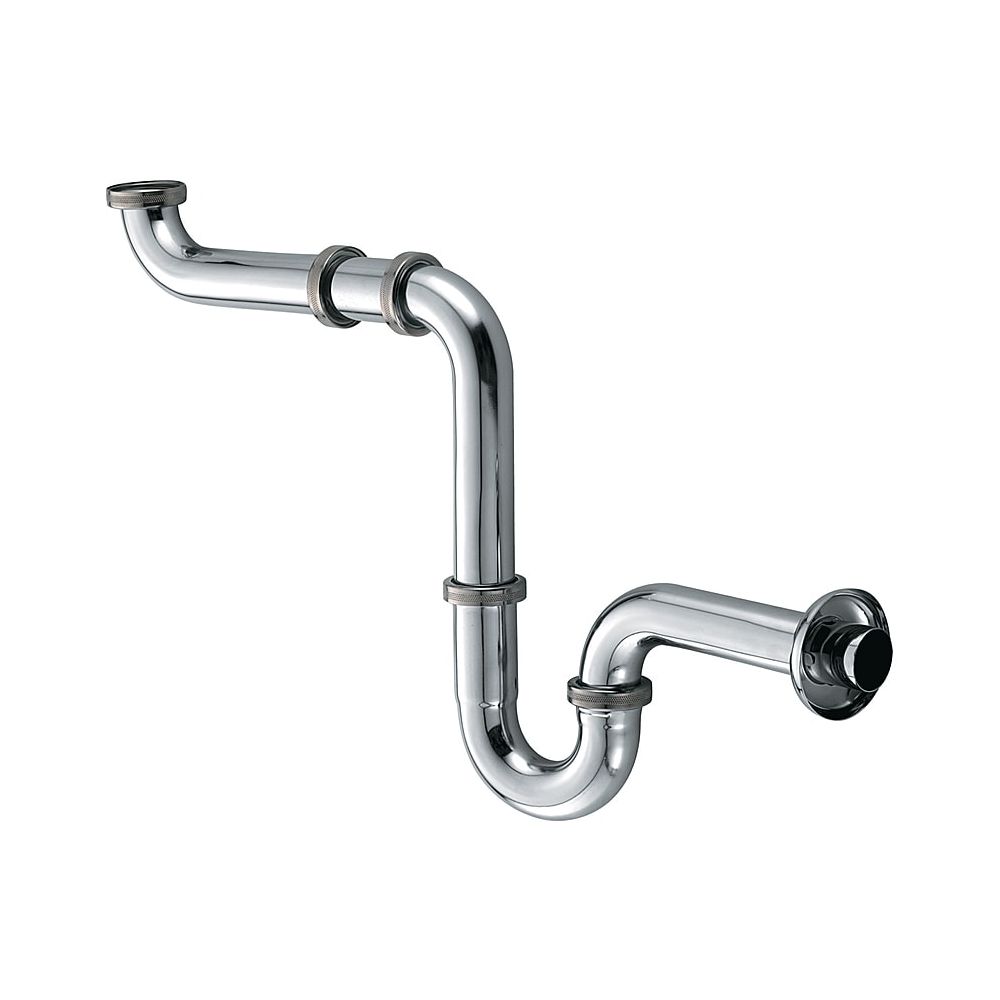 KLUDI Waschtisch- & Bidet-Sifon Geruchverschluss G1 1/4 x 32mm chrom... KLUDI-1025505-00 4021344880574 (Abb. 1)