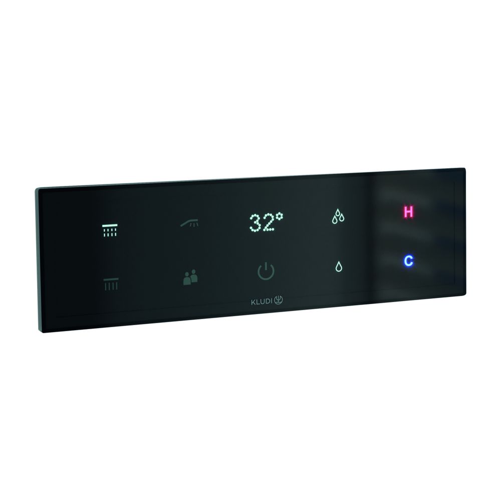 KLUDI-TouchTronic Elektronisches UP-THM Touch Display Schwarz... KLUDI-38310G1-00 4017080100533 (Abb. 1)