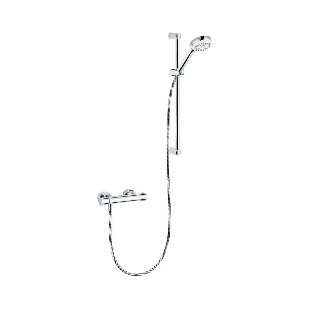 KLUDI LOGO Shower-Duo 1S Wandstange 600mm chrom... KLUDI-6857505-00 4017080090933 (Abb. 1)