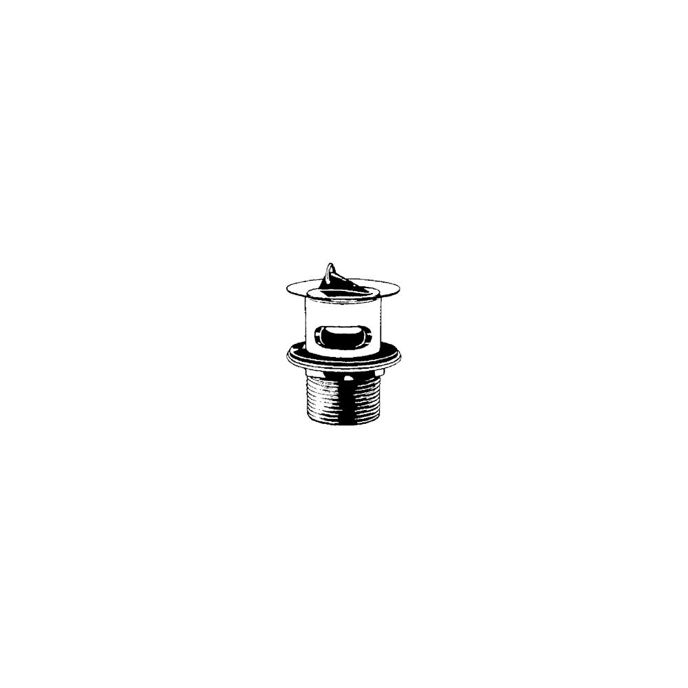 KLUDI Waschtisch- & Bidet-Sifon Schaftventil G 1 1/4 o. Kettenhalter chrom... KLUDI-1042705-00 4021344997654 (Abb. 2)