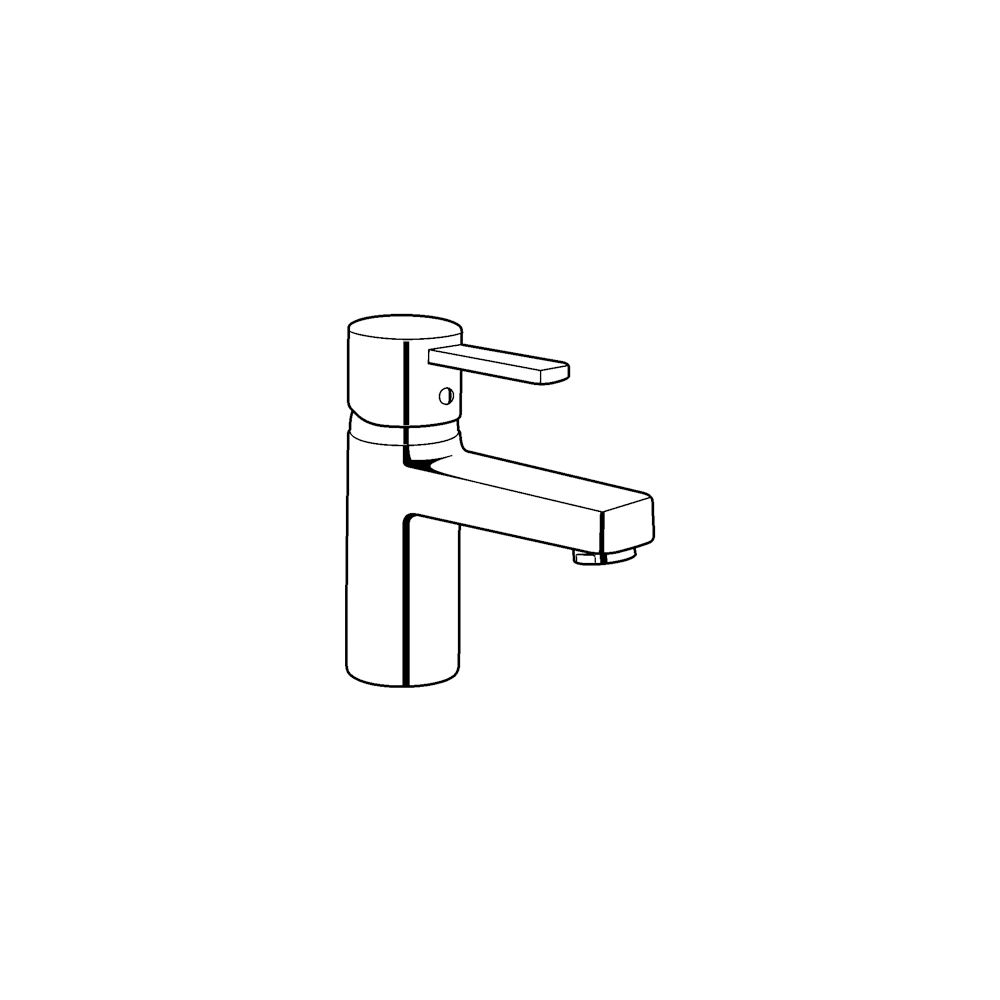 KLUDI ZENTA Waschtisch-Einhandmischer DN 15 ohne Ablaufgarnitur chrom... KLUDI-382510575 4017080066921 (Abb. 2)