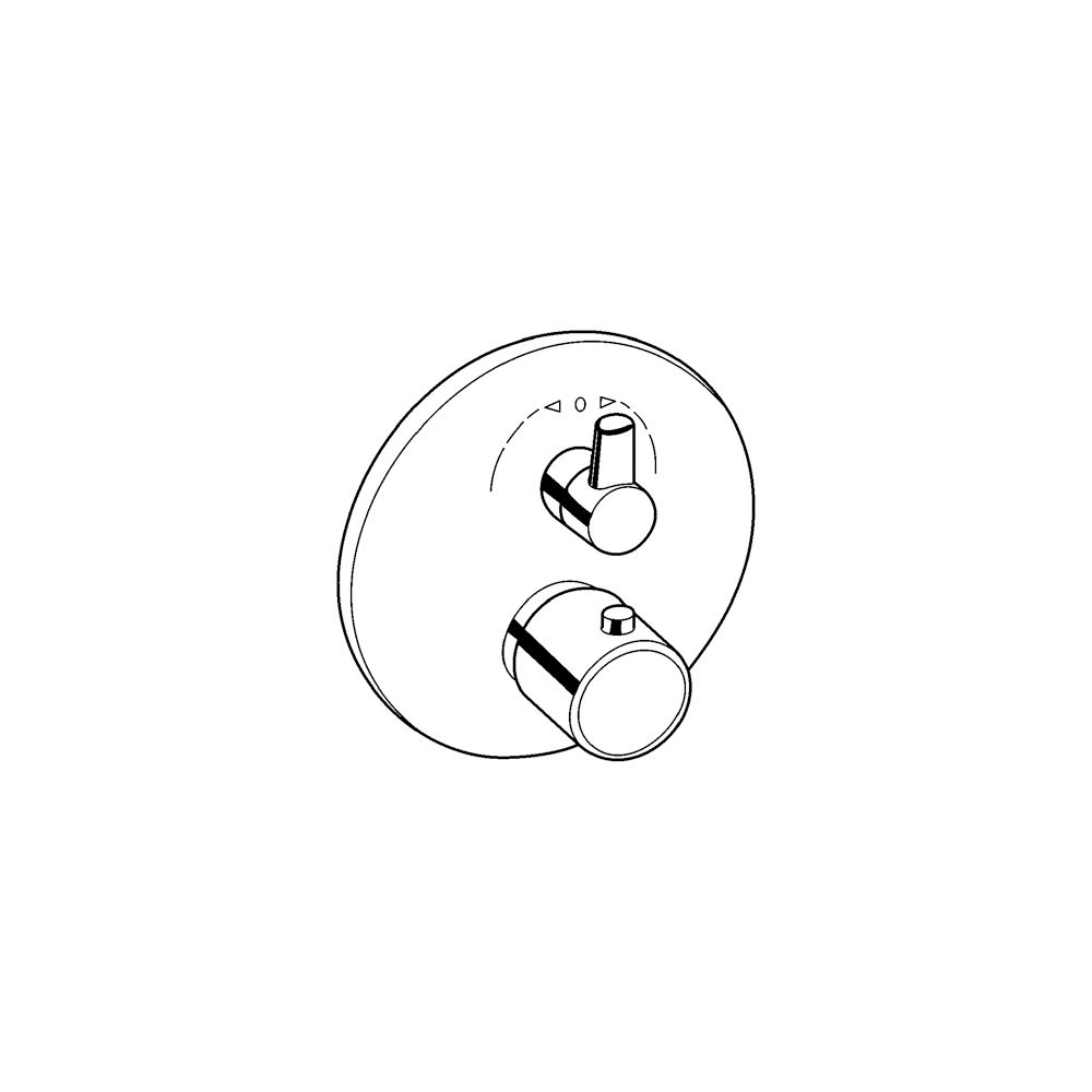 KLUDI ZENTA Unterputz-Thermostatarmatur Feinbau-Set mit Absperr- und Umstellvent... KLUDI-388300545 4021344067241 (Abb. 2)