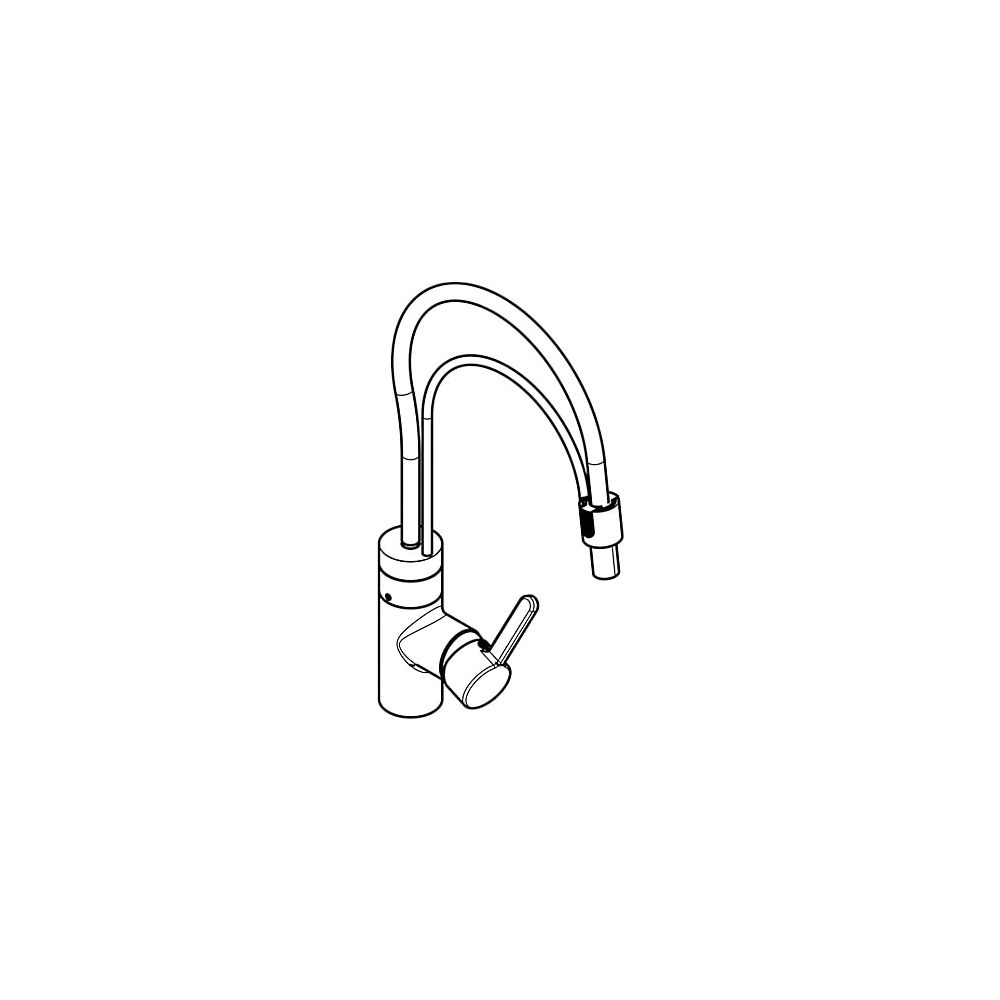 KLUDI E-GO elektronischer Spültisch-Einhandmischer mit Netzstecker u. Doppelbogen chro... KLUDI-422050575 4017080075527 (Abb. 2)