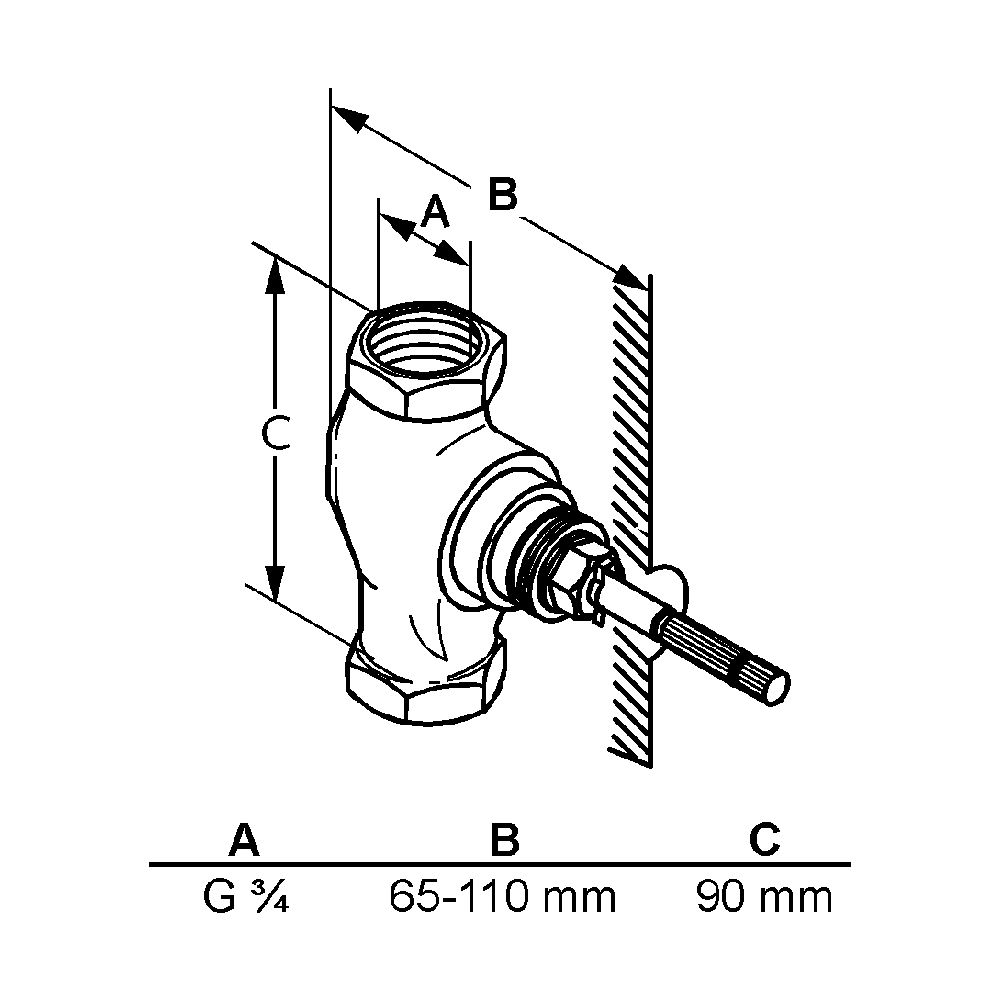 KLUDI STANDARD Unterputzventil 3/4 Zoll Bausatz 1... KLUDI-29211 4017080874366 (Abb. 3)