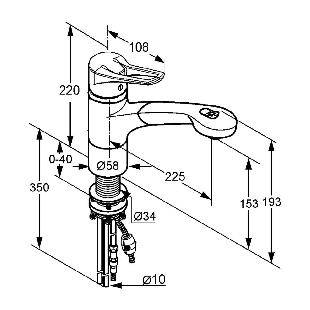 KLUDI MX Spültisch-Einhandmischer DN 8 herausz. Brause chrom... KLUDI-399410562 4021344058256 (Abb. 3)