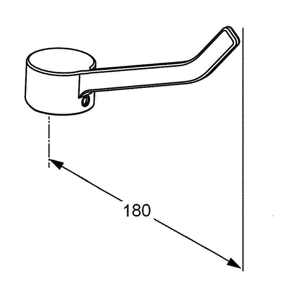 KLUDI PROVITA Klinik-Armhebel Länge 180mm chrom... KLUDI-7491005-00 4017080070157 (Abb. 3)