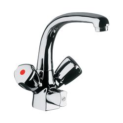 KLUDI STANDARD Spültisch-Multi-Armatur DN 15 Griff Terralux Kunststoff chrom... KLUDI-317300515 4017080893206 (Abb. 1)