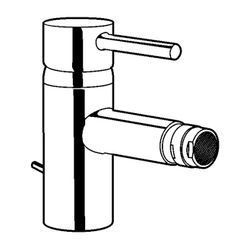 KLUDI BOZZ Bidet-EHM Ablaufgarnitur mattweiß... KLUDI-385335376 4021344112736 (Abb. 1)