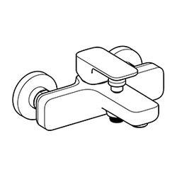 KLUDI-RENON Wannenfüll- und Brause- Einhandmischer chrom... KLUDI-426910575 4017080108584 (Abb. 1)