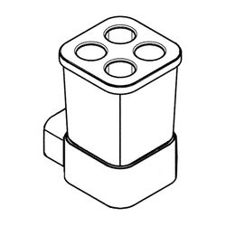 KLUDI E2 Universal Glashalter mit Multifunktionsaufsatz chrom... KLUDI-4998205 4021344082015 (Abb. 1)