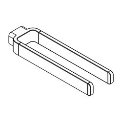 KLUDI E2 Doppelhandtuchhalter XS chrom... KLUDI-4999005 4021344082138 (Abb. 1)