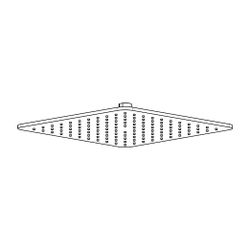 KLUDI A-QA Tellerkopfbrause soft edge 300 mm 8 l/min. chrom... KLUDI-6453005-00WR9 4021344094582 (Abb. 1)