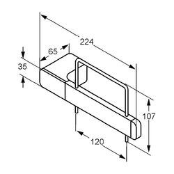 KLUDI E2 Papierhalter chrom... KLUDI-4997105 4021344082053 (Abb. 1)