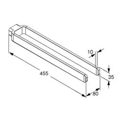 KLUDI E2 Handtuchhalter chrom... KLUDI-4997705 4021344082121 (Abb. 1)