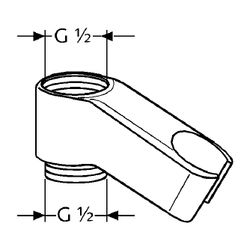 KLUDI Universal-Brausehalter chrom... KLUDI-6053905-00 4021344106506 (Abb. 1)