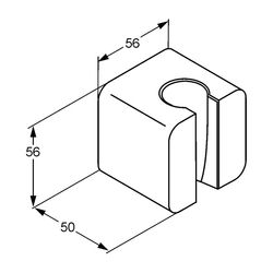 KLUDI A-QA Wand-Brausehalter weiß... KLUDI-6555143-00 4021344093752 (Abb. 1)