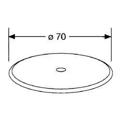 KLUDI TASSO 50 Ablaufgarnitur Feinbau-Set chrom... KLUDI-7152005-00 4021344904317 (Abb. 1)