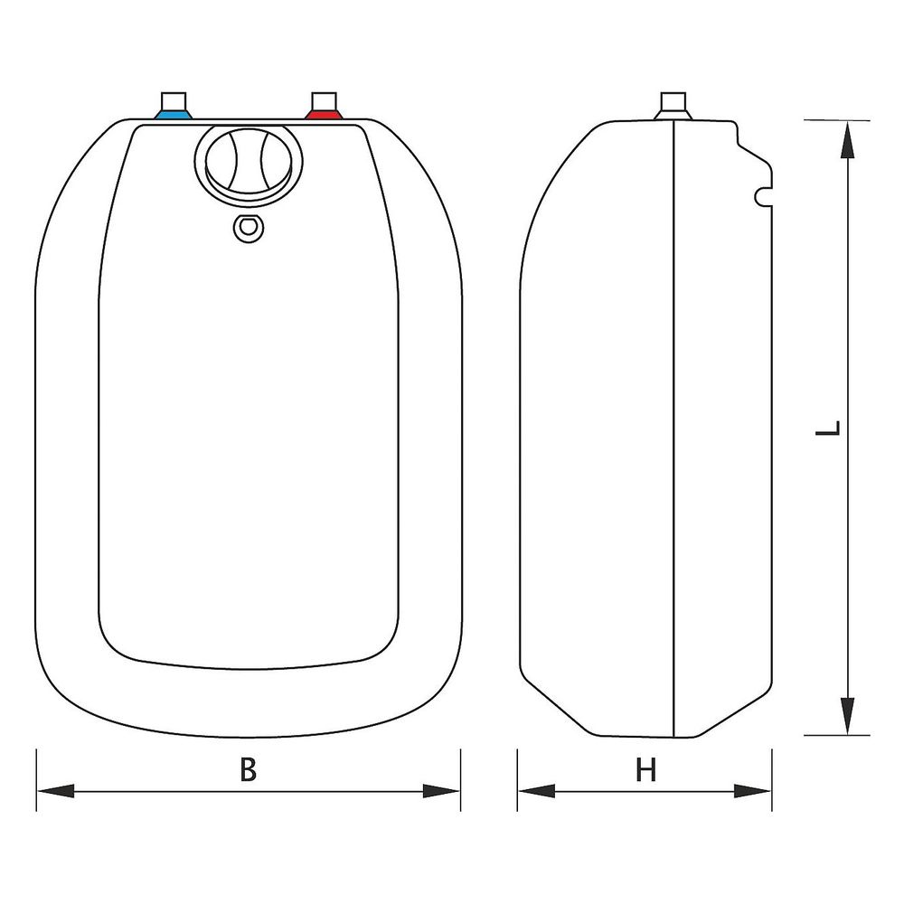 Kospel Warmwasserspeicher POC Luna inox POC.Gb-5 Übertisch, 5l, 2kW, 427x285x... KOSPEL-POC-G-5-LUNA-INOX 5906564160622 (Abb. 3)