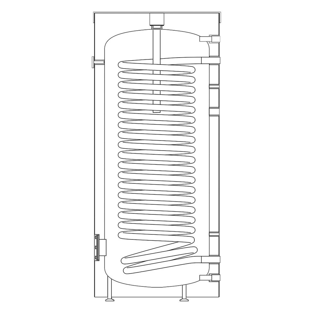 Kospel Warmwasser-Wärmepumpenspeicher SWP-501, 486 l, 1758x789mm, Stahl Emaille... KOSPEL-SWP-501 5906564018510 (Abb. 4)