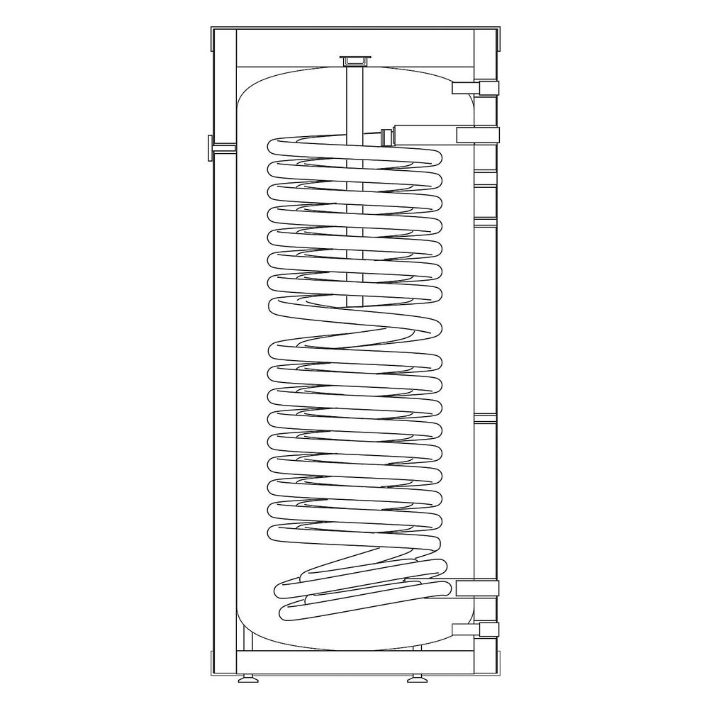 Kospel Warmwasser-Wärmepumpenspeicher SWPC-501, 480 l, 6,03 m2, 1758x789mm, Stahl Emai... KOSPEL-SWPC-501 5906564018534 (Abb. 2)