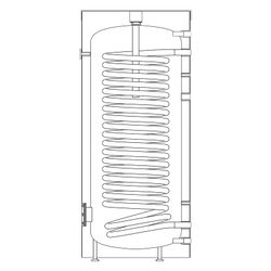 Kospel Warmwasser-Wärmepumpenspeicher SWP-501, 486 l, 1758x789mm, Stahl Emaille... KOSPEL-SWP-501 5906564018510 (Abb. 1)