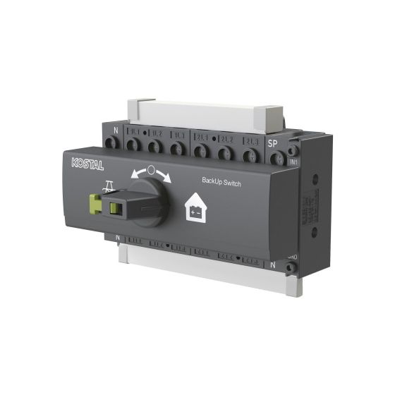 Kostal Netzumschalter BackUp Switch G3, 63A 22kW, Kunststoff, Schwarz
