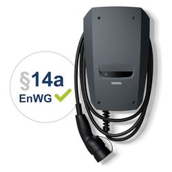 Kostal Wallbox ENECTOR AC 3.7/11, 11kW, 7,5m Ladekabel, IP54, 400x260x160mm... KOSTAL-10532947  (Abb. 1)