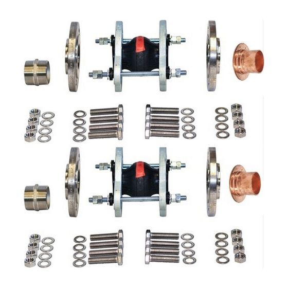 KSB Anschlussset DN 80 / DN 80, Typ 50 PN 16, mit Längenbegrezung