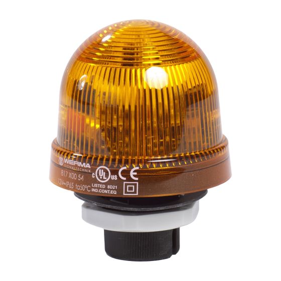 KSB Blitzleuchte für Außenmontage 12V DC, IP 65, Gelb, 01056355