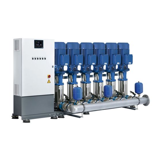 KSB Druckerhöhungsanlage DeltaMacro VC 5-02/06 mit 5 Movitec, 0,55kW, Zulauf F