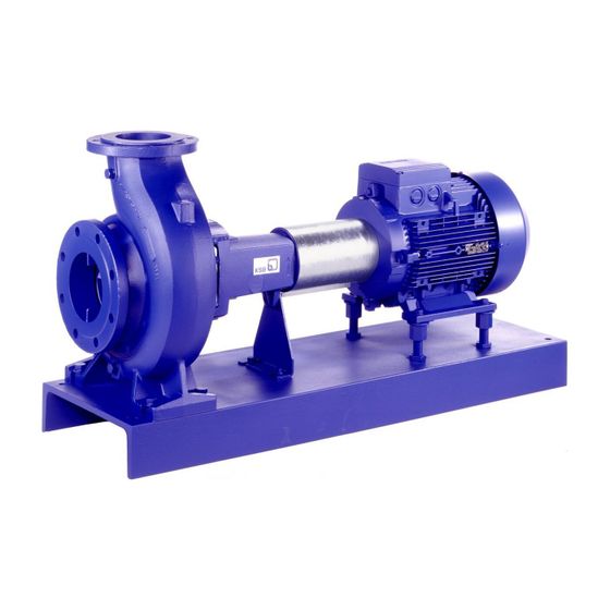 KSB Normpumpe Etanorm 100-80-400 GG10 PD2 1450 1/min, 18,5kW, ohne PumpMeter, mit Kupplung, mit Ausbaustück