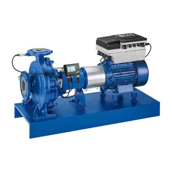 KSB Normpumpe Etanorm 100-80-250 GG11 PD2 1450 1/min, 7,5kW, mit PumpMeter, mit Kupplung, mit Ausbaustück