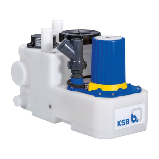 KSB Hebeanlage MiniCompacta US1.40 D mit Schneideinrichtung, mit Rückflusssperre