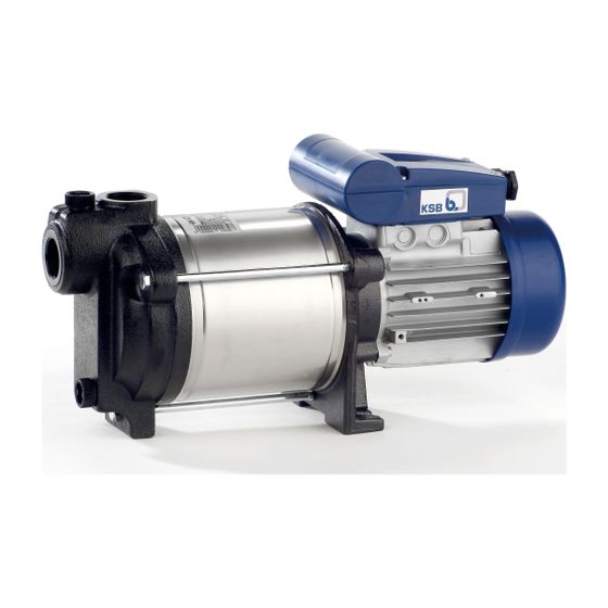 KSB Wasserversorgungspumpe MultiEco 65 D 3x400V, 1,1kW, 2,0 A, 2900 1/min, IE3