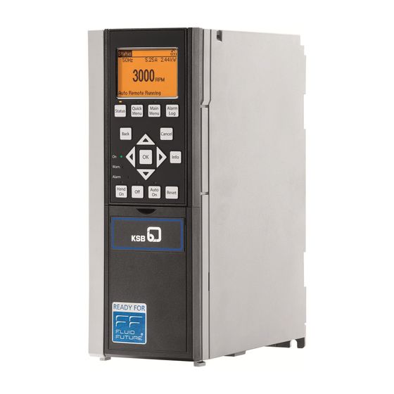 KSB Drehzahlregelgerät PumpDrive R CM, 0,55kW, 1,8A, IP20, 48229678