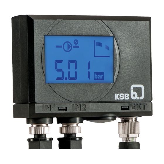 KSB PumpMeter End- und Differenzdruckgeber, Zulauf- und Enddruck, maximal 3/10 bar, 01307650
