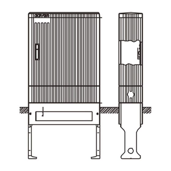 KSB Freiluftsäule Typ 1/1005 IP 44 mit Sockel, DIN 43629