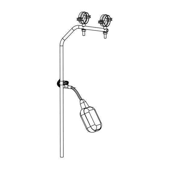 KSB Schwimmerschalter-Set 20m mit Halterung, mit freiem Kabelende