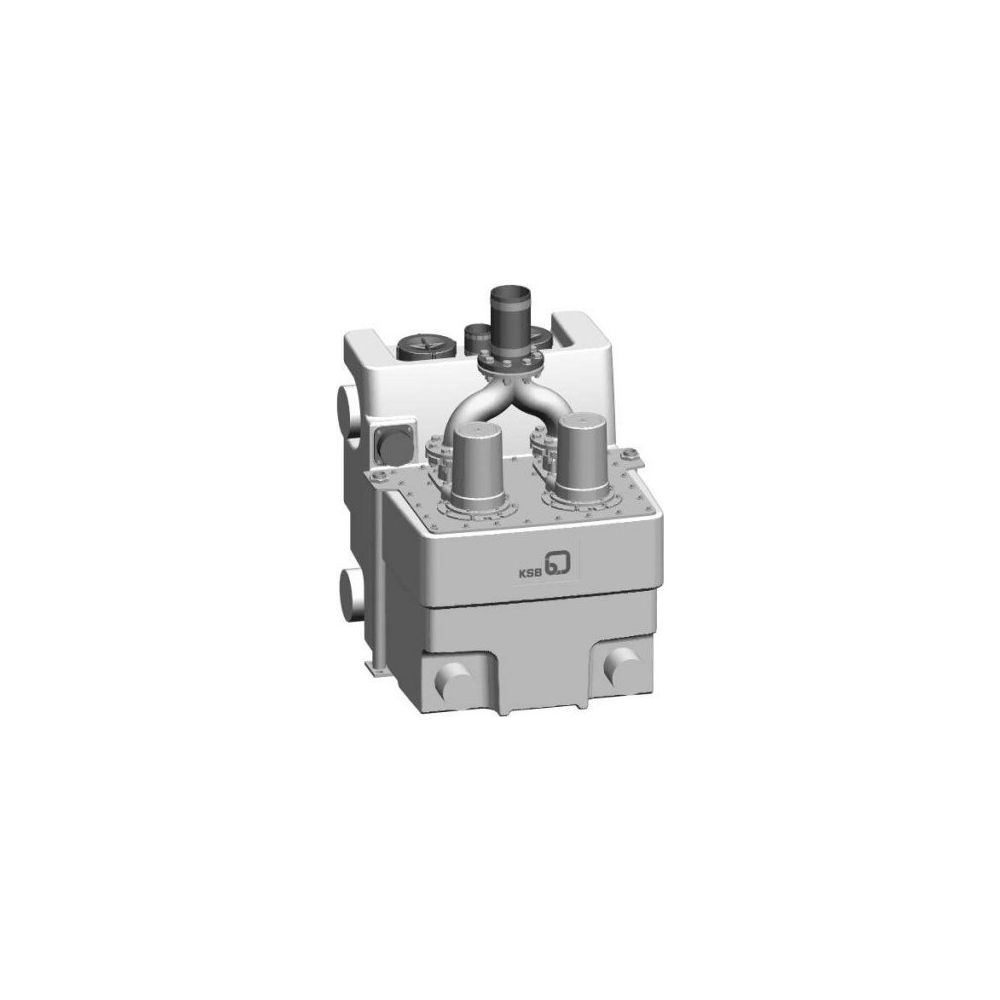 KSB Hebeanlage Compacta UZ 4.450 D/C, mit Rückflusssperre, Steuerung LCB2, C-Ausführung... KSB-29131779 4031932179515 (Abb. 2)