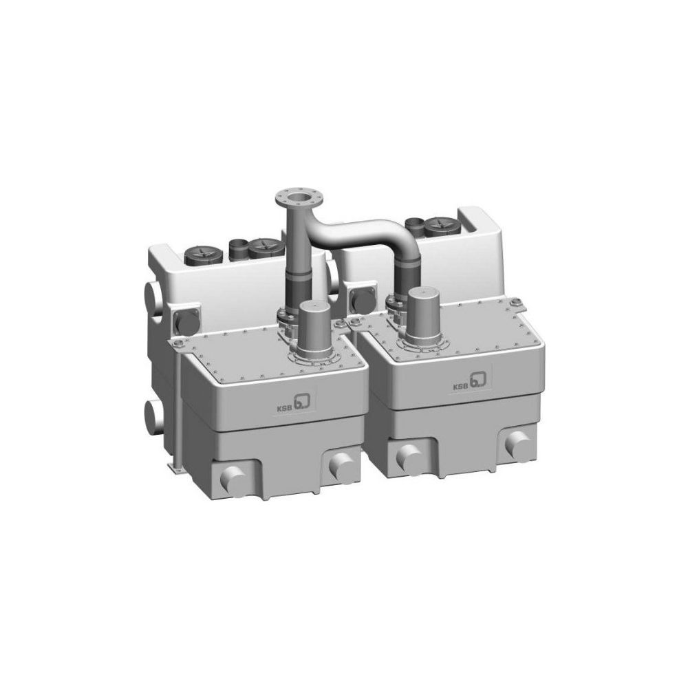 KSB Hebeanlage Compacta UZ 3.900 D, mit Rückflusssperre, Steuerung LCB2... KSB-29131645 4031932101165 (Abb. 2)