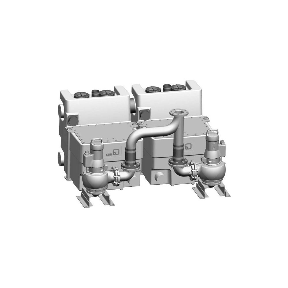 KSB Hebeanlage Compacta UZ13.900 D, ohne Rückflusssperre, Steuerung LCB2... KSB-29131661 4031932101325 (Abb. 2)