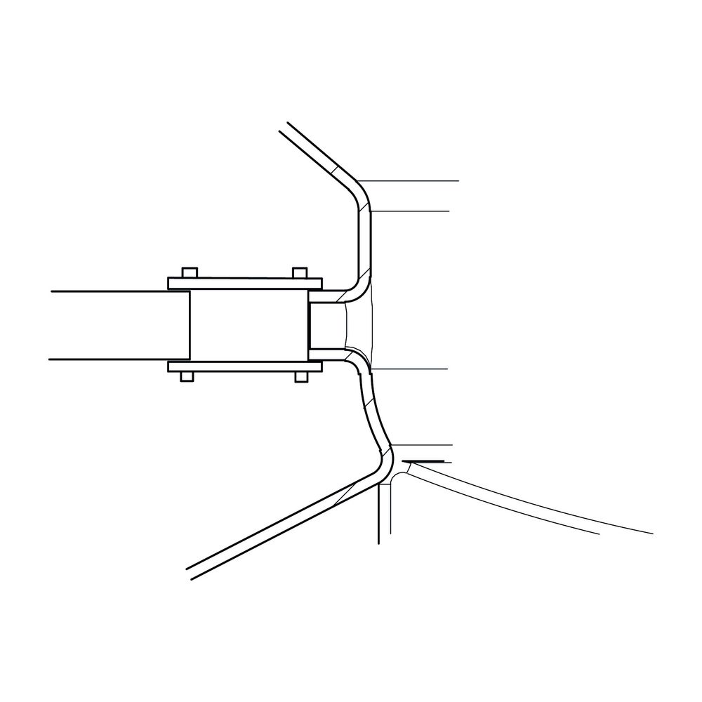 KSB Anschluss für Handmembranpumpe DN 40 / Rp 1 1/2"... KSB-01050445 4031932140911 (Abb. 2)