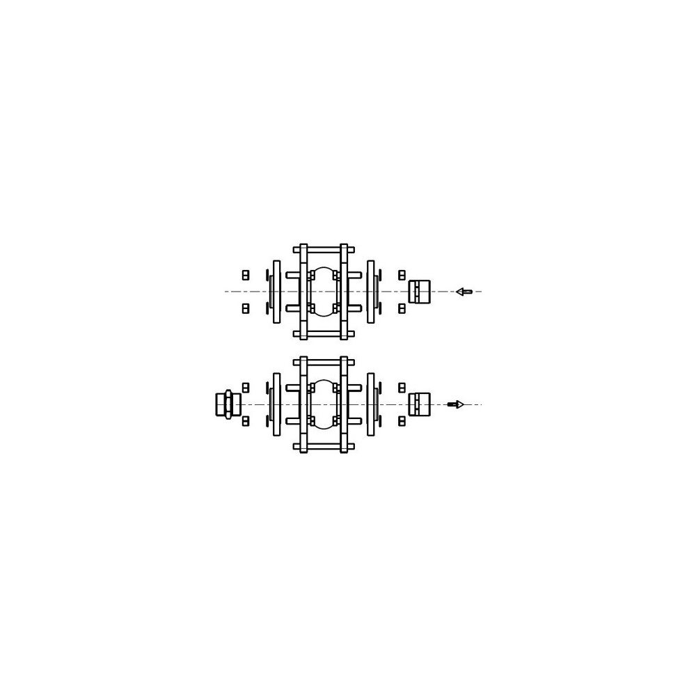 KSB Anschlussset G 1 1/2" x 42mm, Typ 50, DN 40, G 1 1/2" Innengewinde, PN 16, mit Längen... KSB-05063509 4031932341332 (Abb. 2)