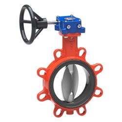 KSB Einklemm-Absperrklappe BOAX-S mit Getriebe MS100 PN 10, DN 450, Ringbald EPDM... KSB-05186212 3247545043056 (Abb. 1)