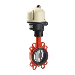 KSB Einklemm-Absperrklappe BOAX-S mit E-Antrieb AQ3L 230V, PN 6/10/16, DN 50... KSB-01856799 3247545020071 (Abb. 1)