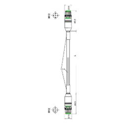 KSB CAN-Buskabel mit Stecker geschirmt, 4-adrig, 20m, 05238639... KSB-05238639 4031932563574 (Abb. 1)